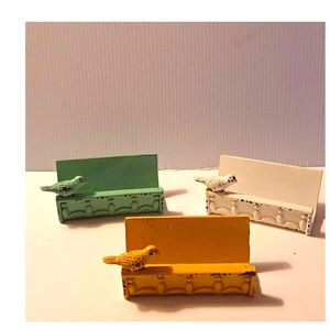 Includes all THREE Antique business card holders Included - Home - Office